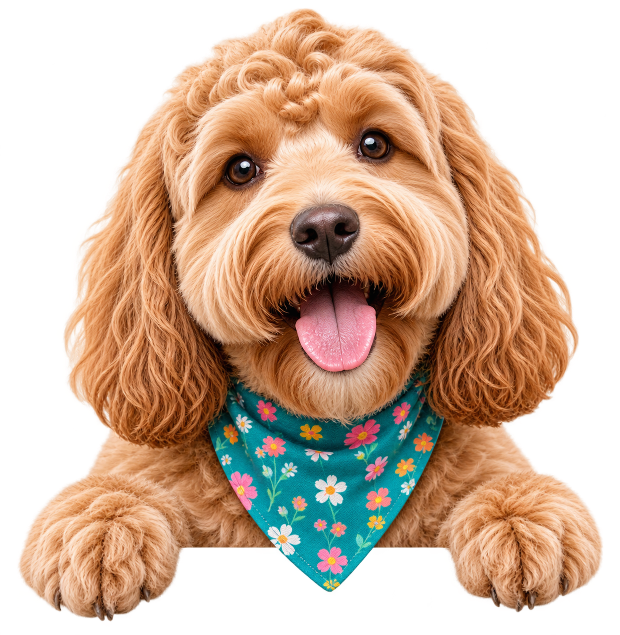 Happy groomed dog